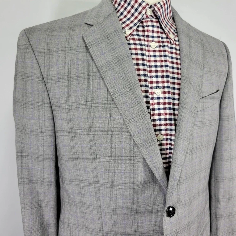 Ted Baker Endurance Men's Sport Coat Blazer Two Button‎ Gray Model Jay CT 42R